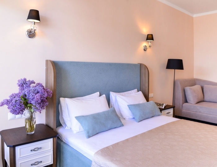 Джуниор сюит 2-местный 1-комнатный с балконом вид на море корп.3 - Санаторий «Айвазовское» Алушта