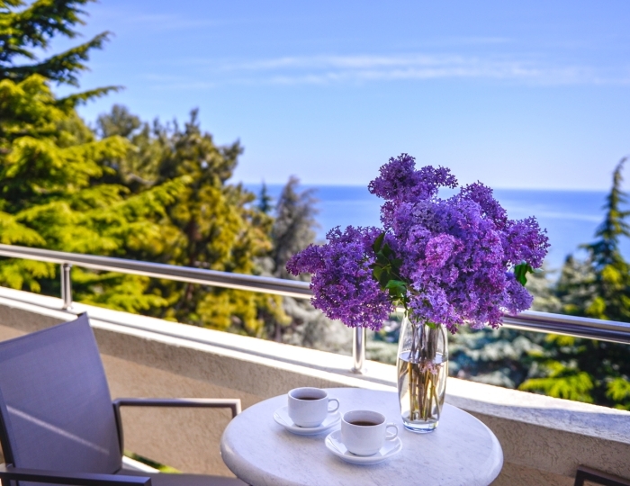 Люкс 2-местный 2-комнатный с балконом вид на море корп.3 - Санаторий «Айвазовское» Алушта