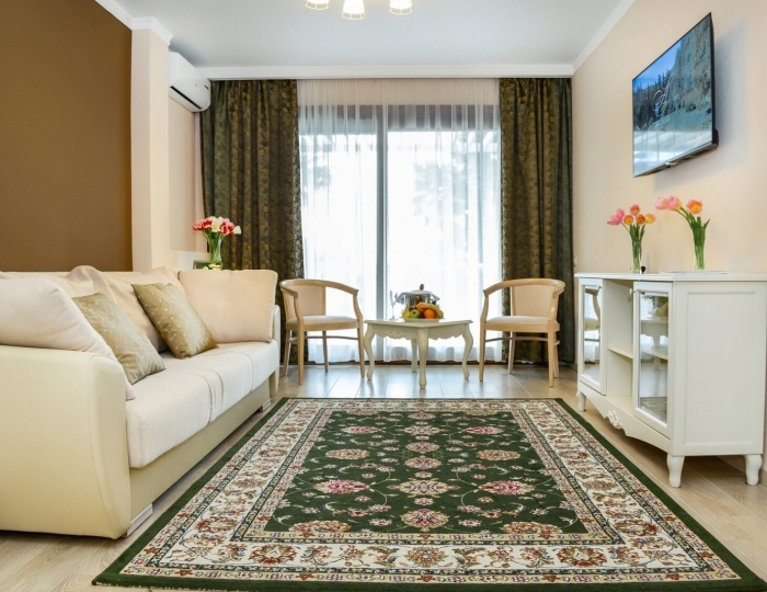 Люкс 2-местный 2-комнатный с террасой вид на море корп.1 - Санаторий «Айвазовское» Алушта