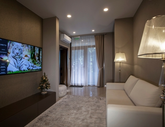 Апартаменты 2-местные 2-комнатные с террасой 1 этаж корп.3 - Санаторий «Айвазовское» Алушта